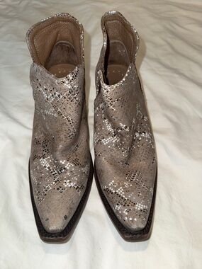 Ariat Dixon Metallic Snake Embossed Ankle Boots